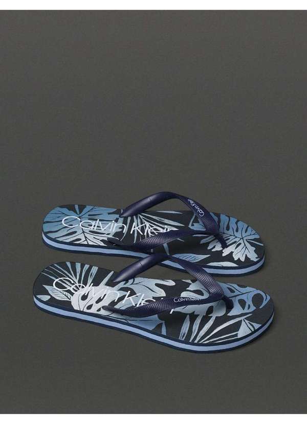 Calvin Klein Jeans - Chinelo Masculino Monstera Calvin Klein Swimwear - Marinho Azul 2