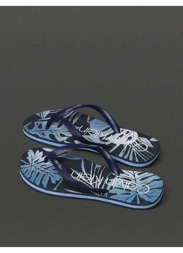 Calvin Klein Jeans - Chinelo Masculino Monstera Calvin Klein Swimwear - Marinho Azul 3