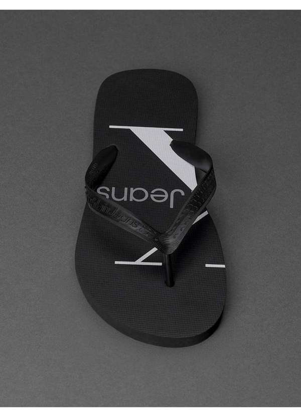 Calvin Klein Jeans - Chinelo Masculino Re Issue Calvin Klein Jeans - Preto Preto
