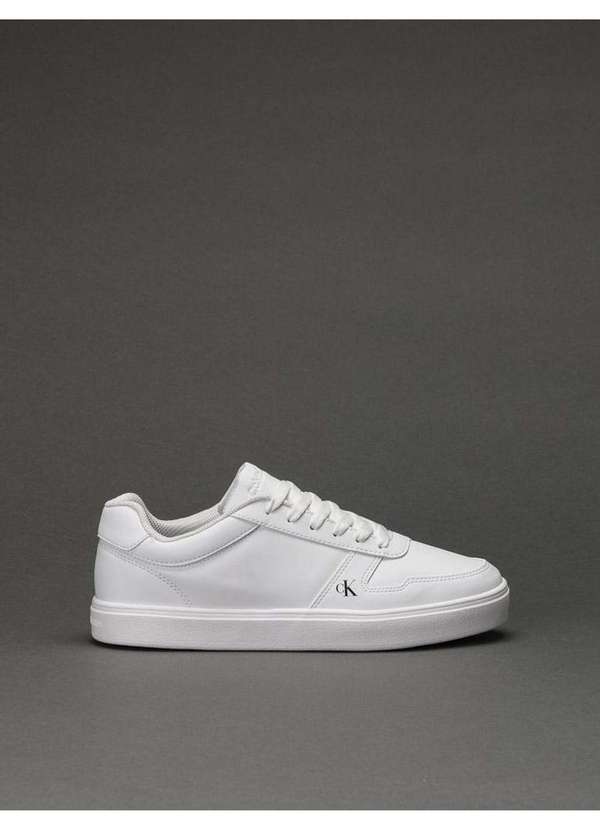 Calvin Klein Jeans - Tênis Ck Basic - Branco Branco