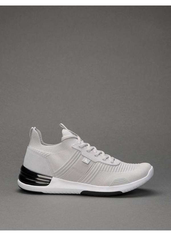 Calvin Klein Jeans - Tênis Masculino Air Knitt Flexible Calvin Klein Jeans - Cinza Cla Cinza