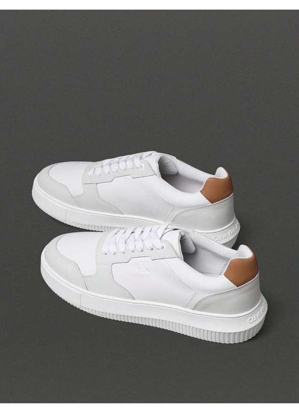 Calvin Klein Jeans - Tênis Masculino Chunky Layers Calvin Klein Jeans - Branco 2 Branco