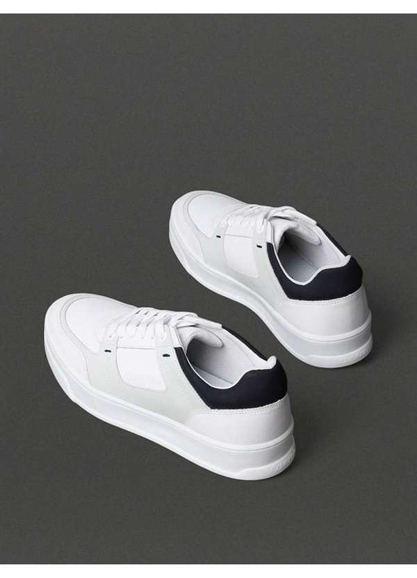 Calvin Klein Jeans - Tênis Masculino Layers Calvin Klein - Branco Branco 1