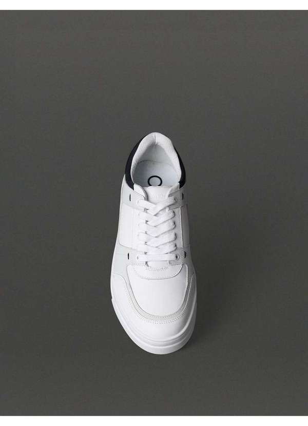 Calvin Klein Jeans - Tênis Masculino Layers Calvin Klein - Branco Branco 2