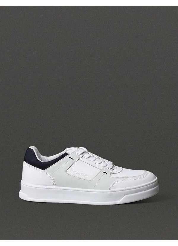 Calvin Klein Jeans - Tênis Masculino Layers Calvin Klein - Branco Branco 3