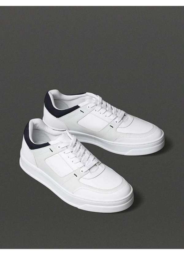 Calvin Klein Jeans - Tênis Masculino Layers Calvin Klein - Branco Branco 4