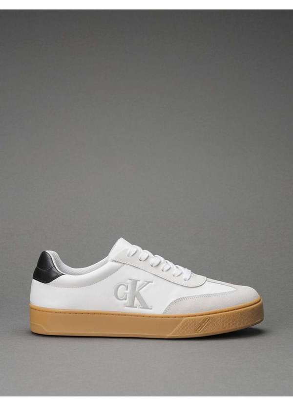 Calvin Klein Jeans - Tênis Masculino Palito Embossed Calvin Klein Jeans - Branco 2 Branco
