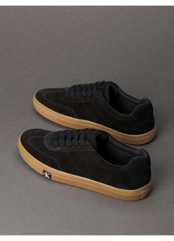 Calvin Klein Jeans - Tênis Masculino Project Camurça Calvin Klein Jeans - Preto Preto