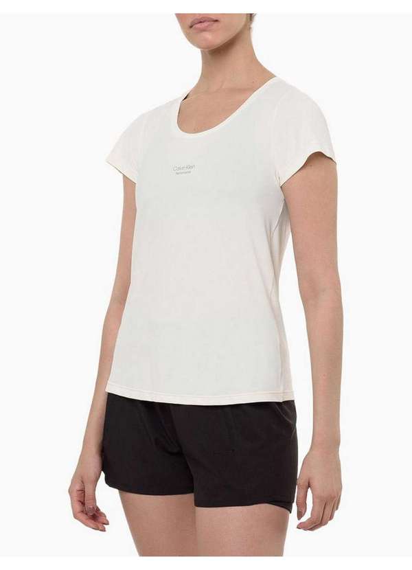 Calvin Klein Jeans - Camiseta Feminina Calvin Klein Performance - Branco 2 Branco 3