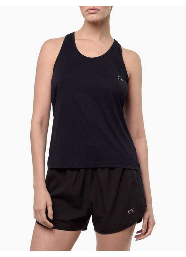 Calvin Klein Jeans - Regata Feminina Calvin Klein Performance - Preto Preto 2