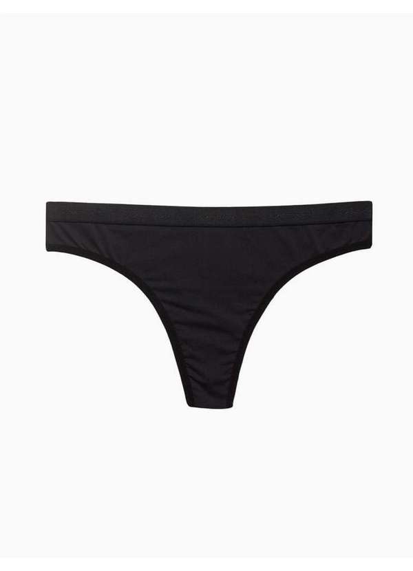 Calvin Klein Underwear - Calcinha Fio Dental Microfibra Soft Touch Calvin Klein Underwear Preto 4