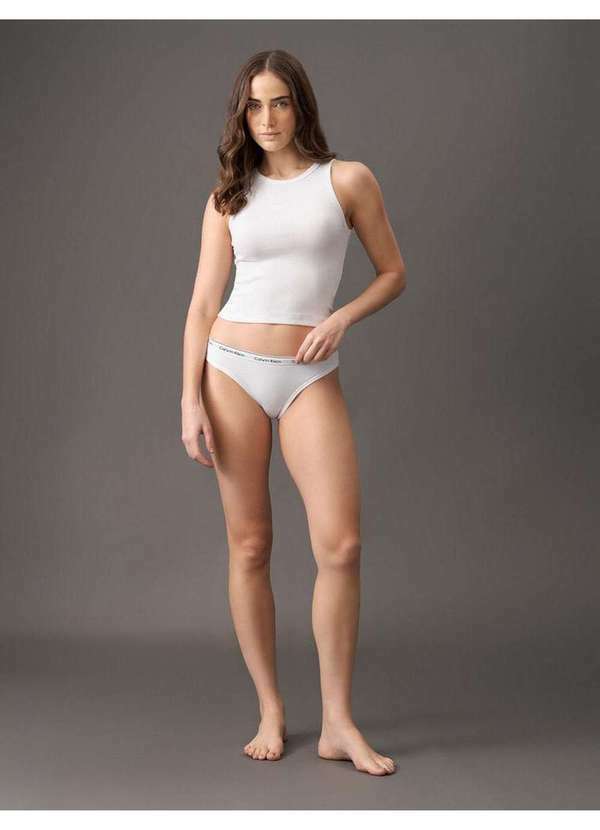 Calvin Klein Jeans - Kit 4 Calcinhas Fio Dental Mini Modern Cotton Calvin Klein Underw Multicores
