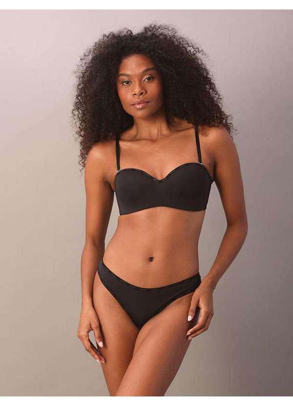 Calvin Klein Jeans - Sutiã Tomara que Caia Soft Micrologo Calvin Klein Underwear - Pre Preto 2