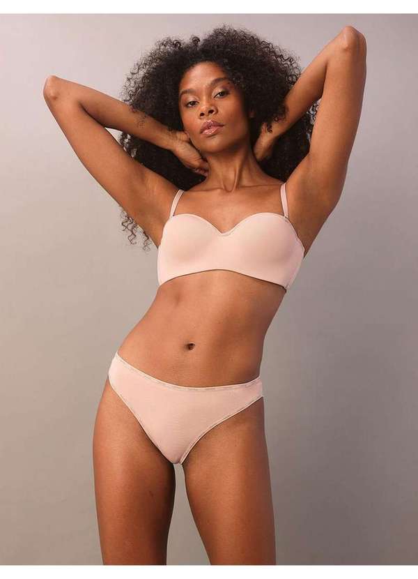 Calvin Klein Jeans - Sutiã Tomara que Caia Soft Micrologo Calvin Klein Underwear - Ski Nude 5
