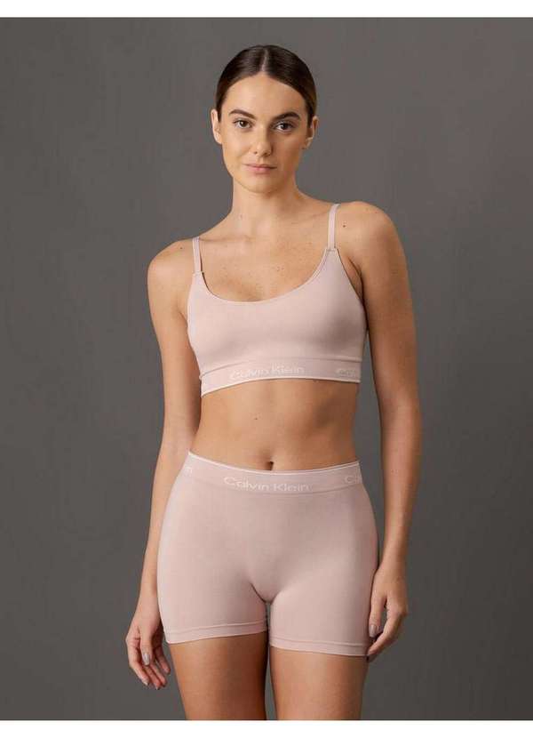 Calvin Klein Jeans - Top Triângulo Feminino Modern Cotton Seamless Calvin Klein Underw Rosa
