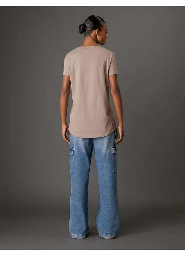Camisetas Calvin Klein Forum Camiseta Feminina Algodão Egípcio