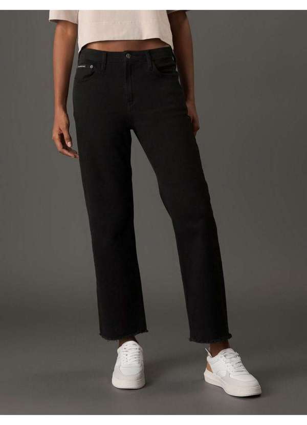 Jeans Calvin CalÃ§a Calvin Klein Feminina Preta Calvin Klein Jeans