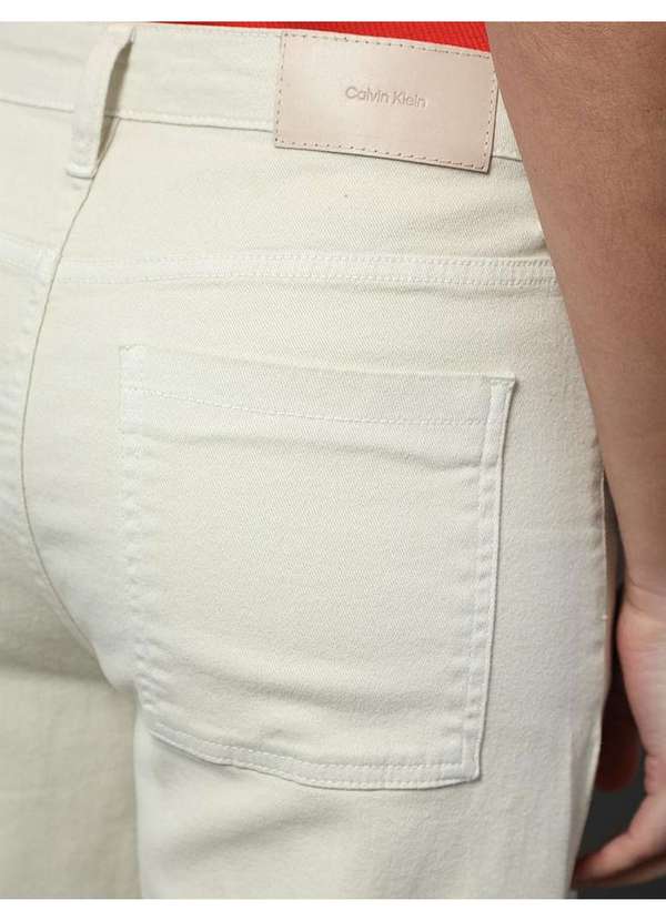 Calvin Klein Jeans - Calça Feminina Color Wide Leg Calvin Klein - Areia Bege 4