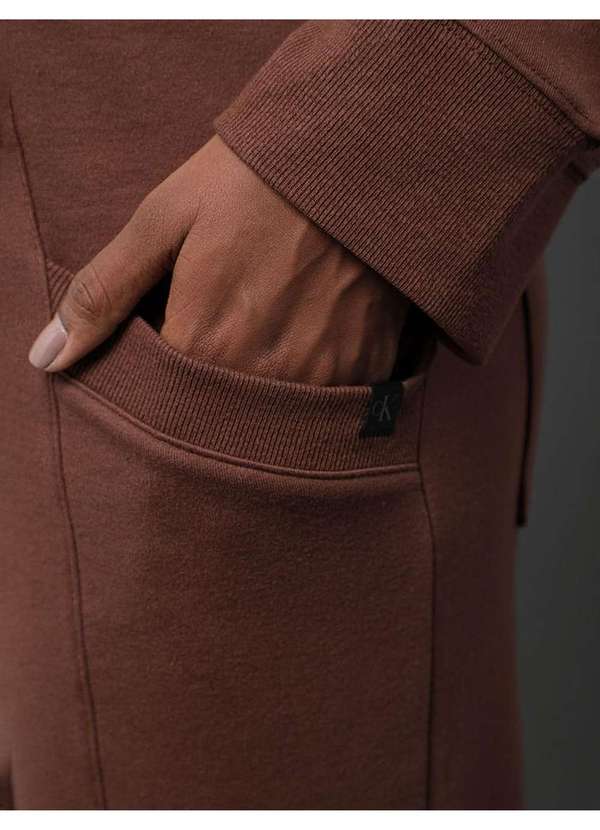 Calvin Klein Jeans - Calça Feminina Malha Idaho Calvin Klein Jeans - Marrom Marrom 2