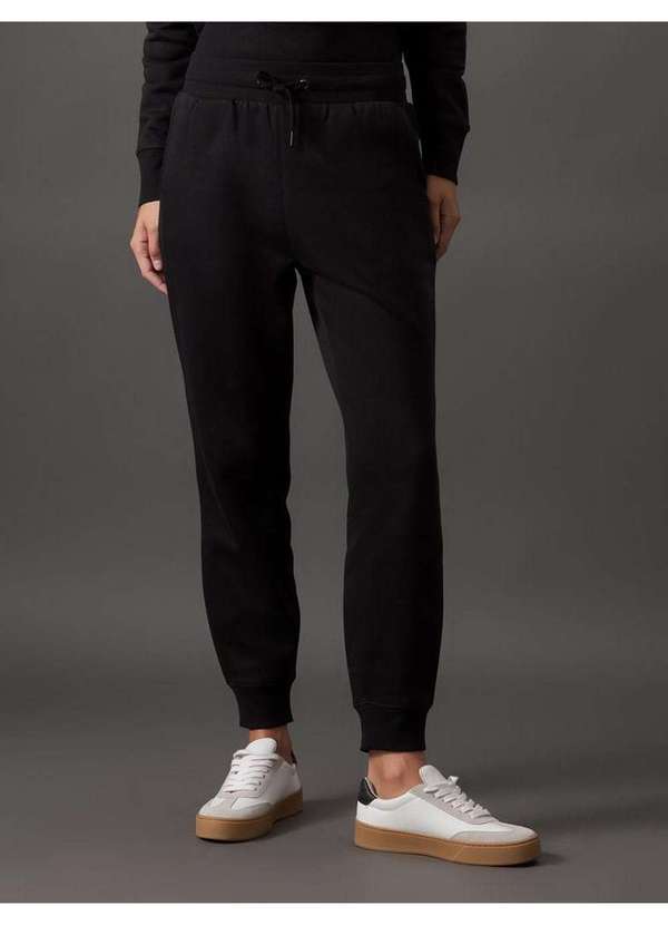 Calvin Klein Jeans - Calça Feminina Moletom Re Issue Calvin Klein Jeans - Preto Preto