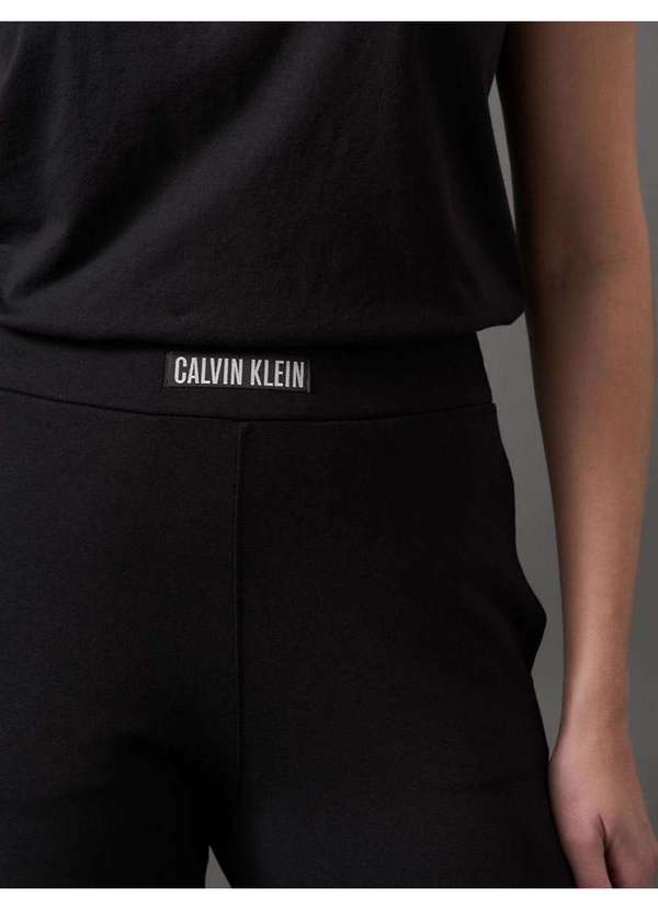 Calvin Klein Jeans - Calça Feminina Pantalona Intense Modal Calvin Klein Underwear - P Preto