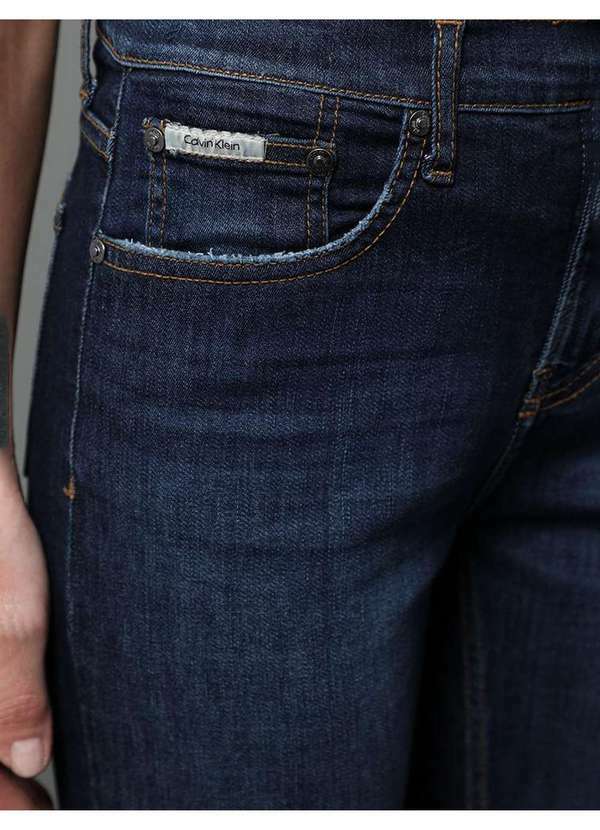 Calvin Klein Jeans - Calça Jeans Feminina Skinny Controle Térmico Calvin Klein - Marin Azul