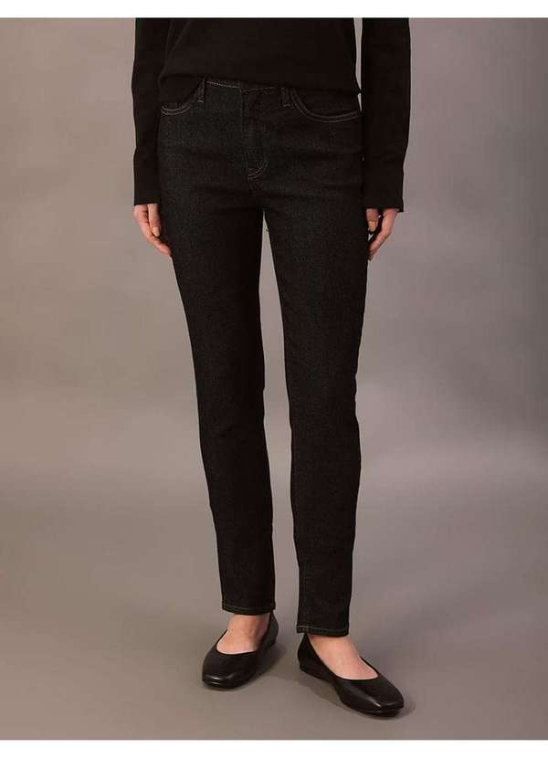 Calça Jeans Feminina Slim Pockets Calvin Klein Jeans Marinho