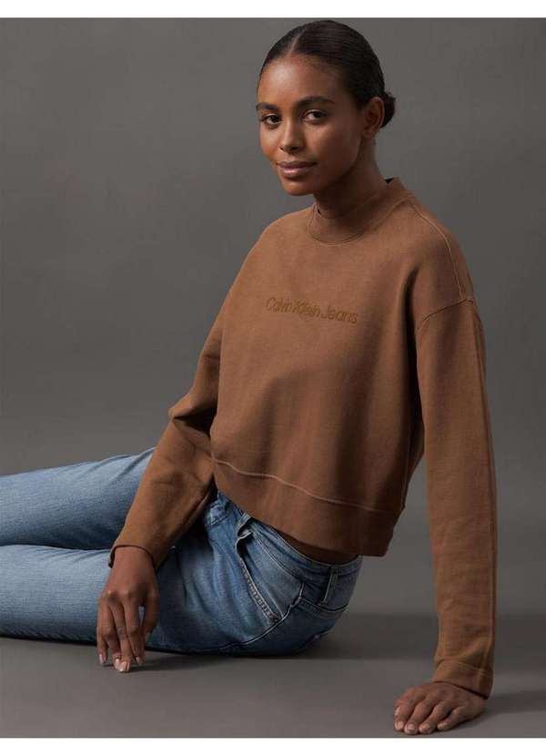 Calvin Klein Jeans - Calça Jeans Feminina Slim com Stretch Calvin Klein Jeans - Azul M Azul