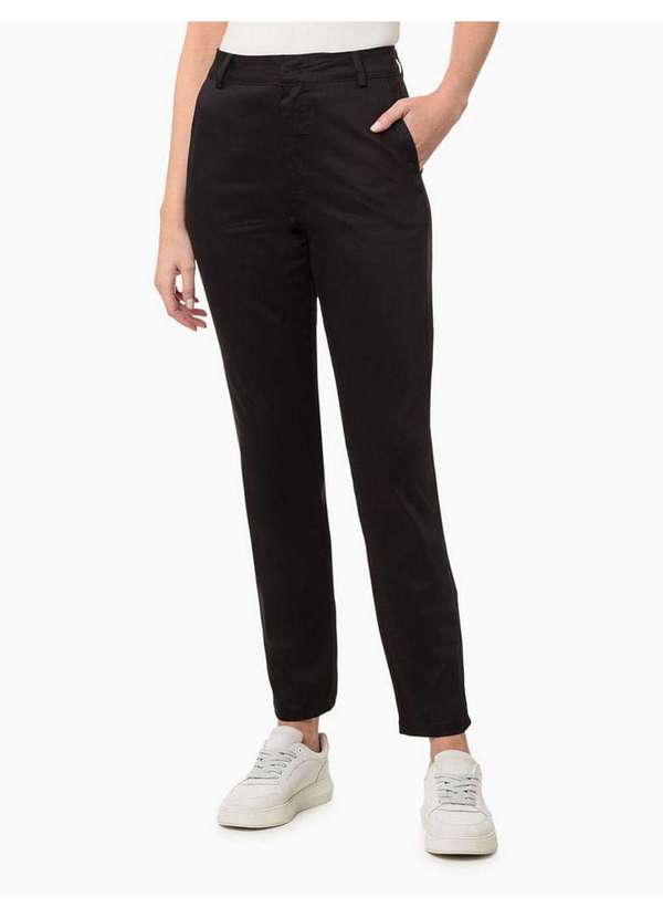 Calvin Klein Jeans - Calça Skinny Básica Alfaiataria Calvin Klein Jeans - Preto Preto