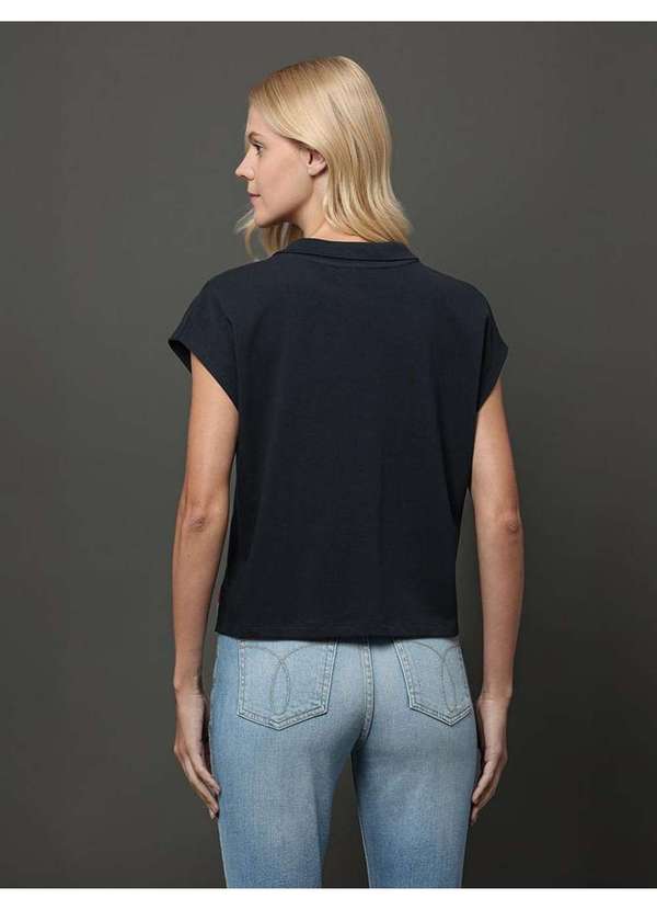 Calvin Klein Jeans - Polo Feminina Malhão Calvin Klein Jeans - Marinho Azul 5