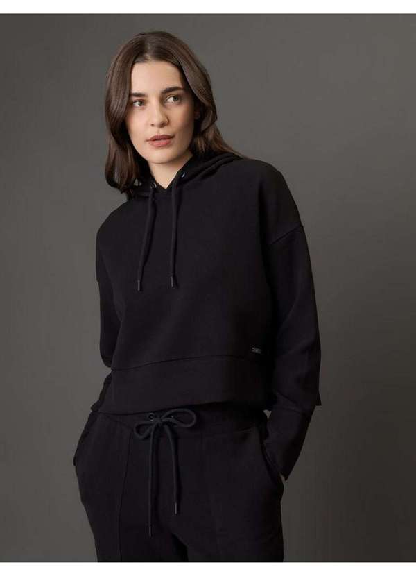 Calvin Klein Jeans - Casaco Feminino Botões Laterais Calvin Klein Jeans - Preto Preto