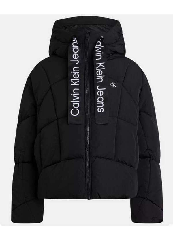 Jaqueta CalÃ§a Calvin Klein Feminina Preta Calvin Klein Jaqueta Bomber Preta Jaqueta Feminina Calvin Klein