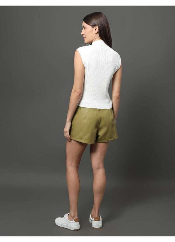 Calvin Klein Jeans - Regata Feminina de Tricot Calvin Klein Jeans - Off White Branco 2