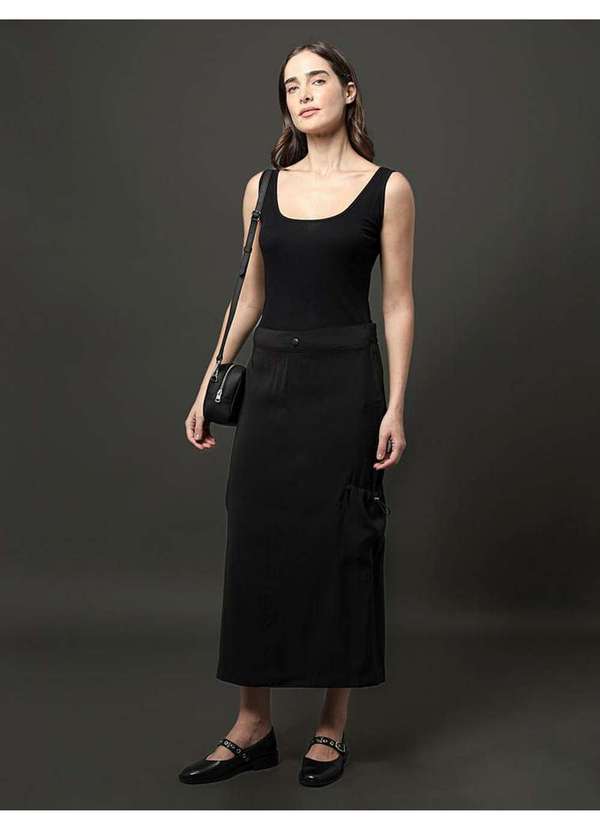 Calvin Klein Jeans - Saia Cargo com Regulador Calvin Klein Jeans - Preto Preto 3