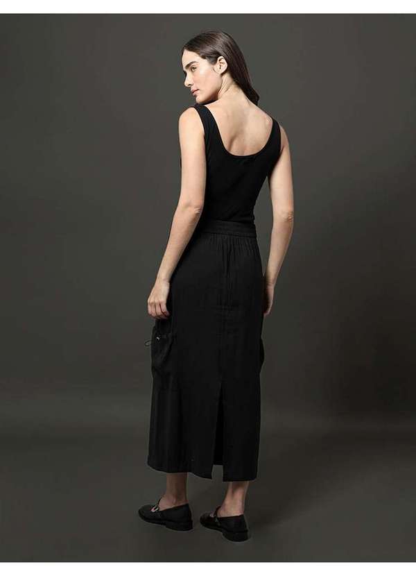 Calvin Klein Jeans - Saia Cargo com Regulador Calvin Klein Jeans - Preto Preto 5