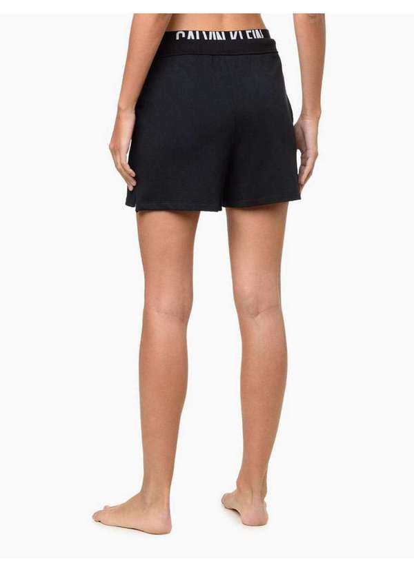 Calvin Klein Jeans - Shorts Feminino Bolsos Intense Visco Calvin Klein Underwear - Pre Preto 3