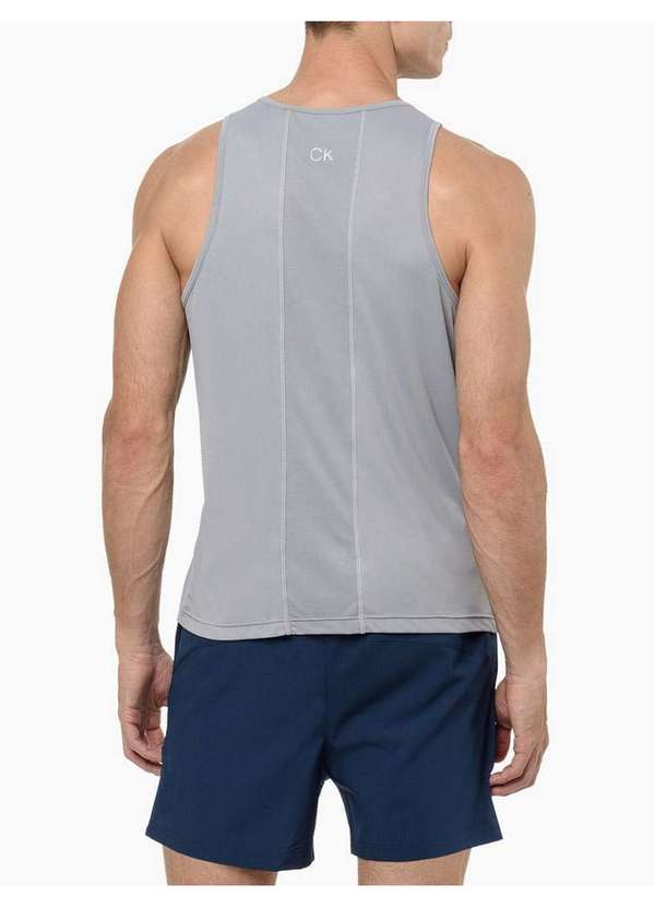 Calvin Klein Jeans - Regata Masculina Recortes Calvin Klein Performance - Light Grey Cinza