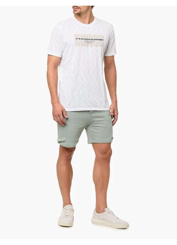 Calvin Klein Jeans - Bermuda Masculina Cargo Calvin Klein Jeans - Verde Verde