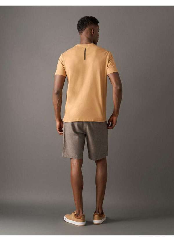 Calvin Klein Jeans - Bermuda Masculina Chino com Cadarço Calvin Klein Jeans - Cafe Marrom