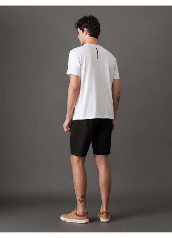 Calvin Klein Jeans - Bermuda Masculina Color Chino Calvin Klein - Preto Preto