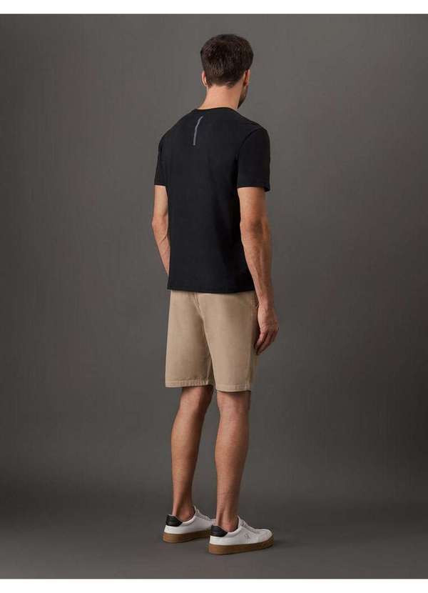 Calvin Klein Jeans - Bermuda Masculina Color Chino Calvin Klein - Caqui Claro Bege 2