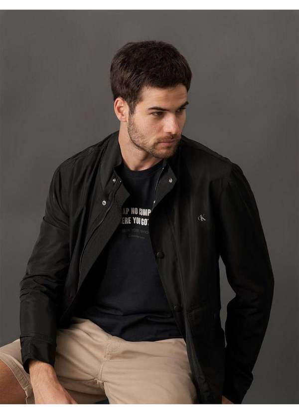 Calvin Klein Jeans - Bermuda Masculina Color Chino Calvin Klein - Caqui Claro Bege 5