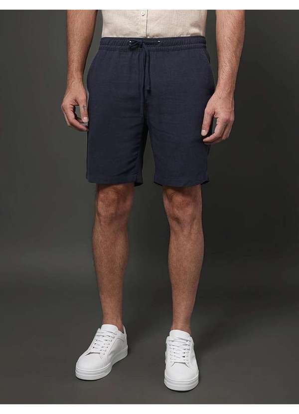 Calvin Klein Jeans - Bermuda Masculina Elástico Calvin Klein - Marinho Azul