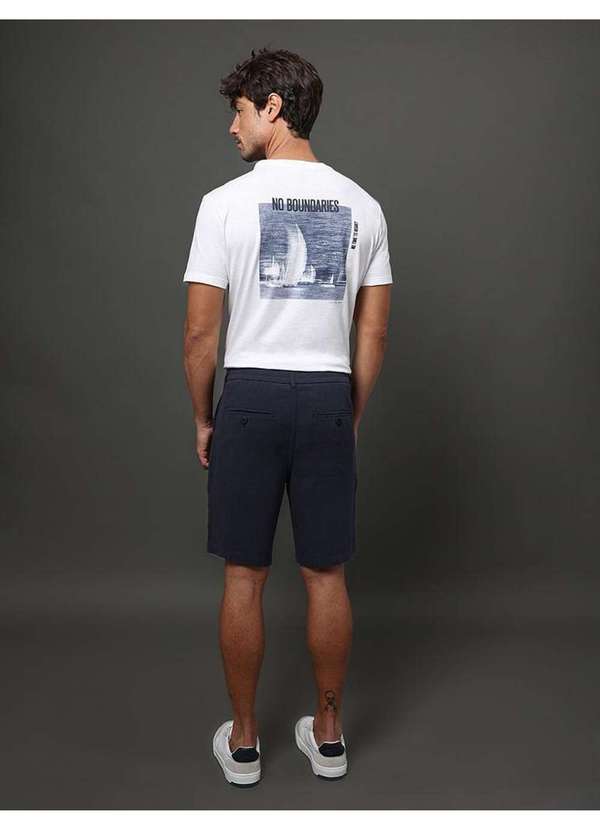 Calvin Klein Jeans - Bermuda Masculina Linen Calvin Klein Jeans - Marinho Azul 3