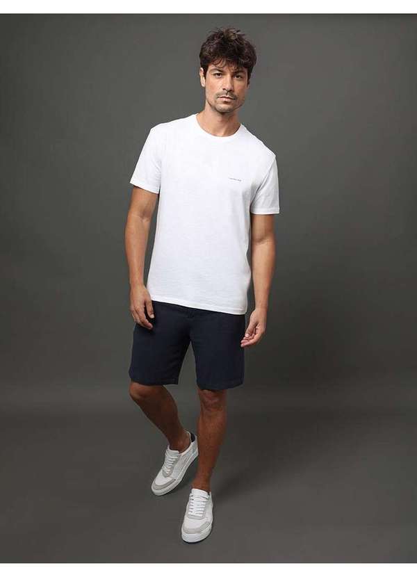 Calvin Klein Jeans - Bermuda Masculina Linen Calvin Klein Jeans - Marinho Azul 2