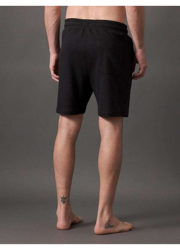 Calvin Klein Jeans - Bermuda Masculina Suedine Soft Calvin Klein Underwear - Preto Preto