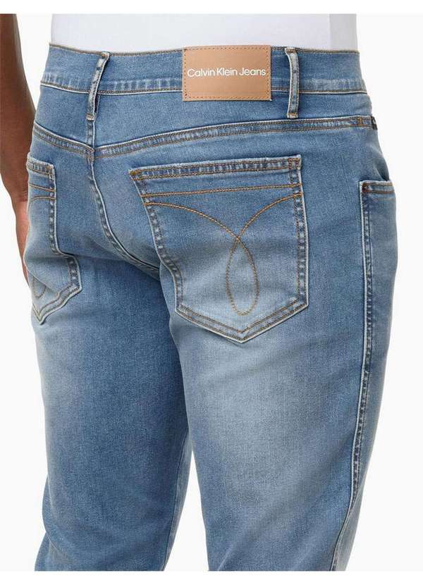 CalÃ§a Jeans Ck Masculina Calça Jeans Masculina Sculpted Po Azul