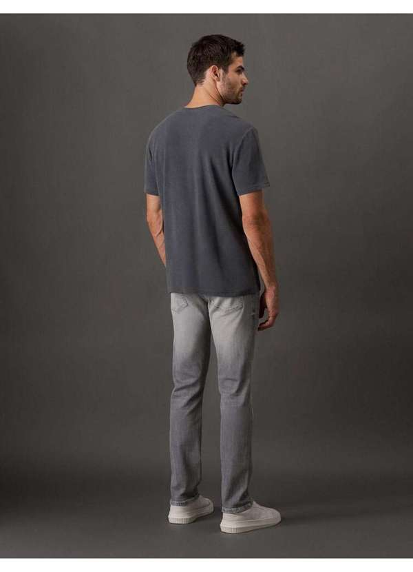 Calvin Klein Jeans - Calça Jeans Masculina Skinny 5 Pockets 3d Calvin Klein Jeans - Ci Cinza 2