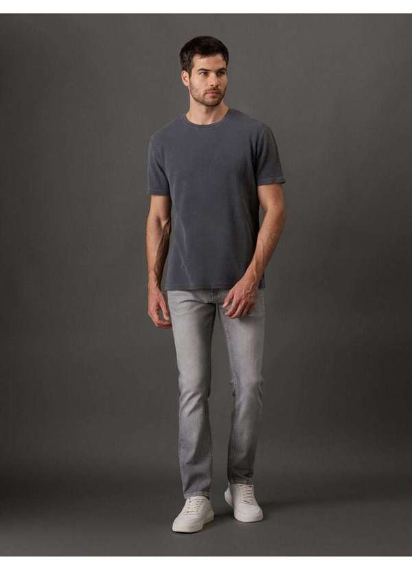 Calvin Klein Jeans - Calça Jeans Masculina Skinny 5 Pockets 3d Calvin Klein Jeans - Ci Cinza 5