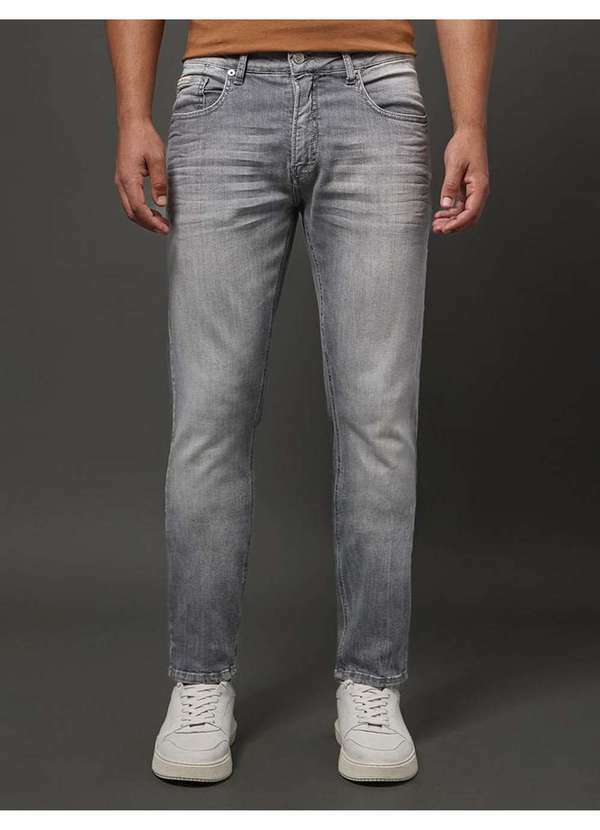 Calvin Klein Jeans - Calça Jeans Masculina Skinny 5 Pockets 3d Calvin Klein Jeans - Ci Cinza